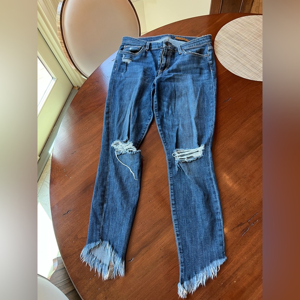 Joe’s skinny ripped jeans